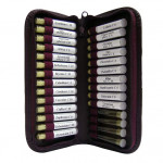 Hom. Reiseapo, bordeaux-rot Etui