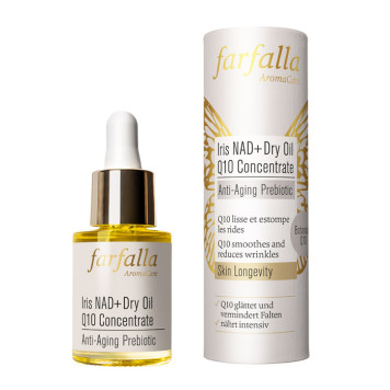 Iris NAD+ Dry Oil Q10 Concentrate, Anti-Aging Prebiotic