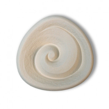 Duftstein Spirale, glasierte Unterseite
