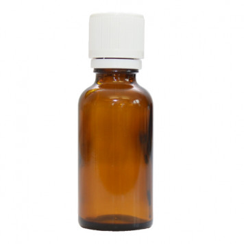 Leerflasche Rundglas Tropfer dünnflüssig 30ml