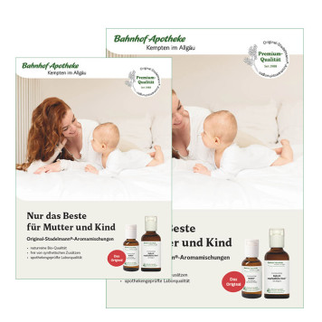 Plakat Nur das Beste für Mutter & Kind