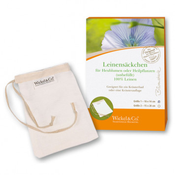 Leinensäckchen für Heublumen/Kräuter