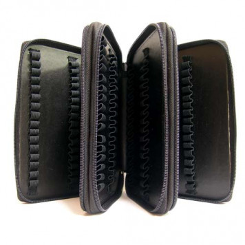 Lederetui leer für 192 Arz.,schwarz