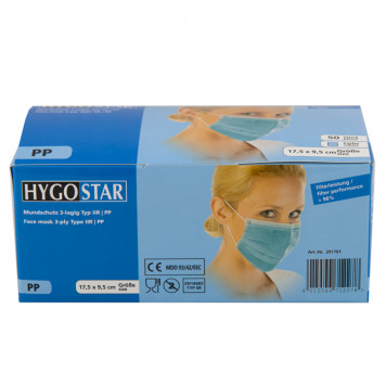 Mundschutz 3-lagig Typ IIR (99%)