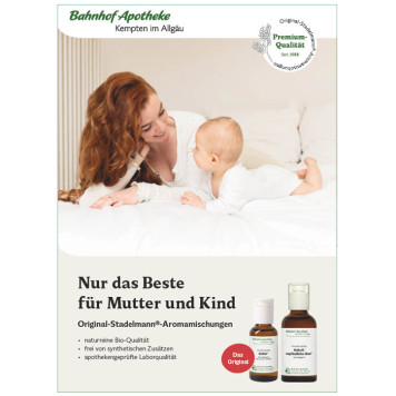 Plakat Nur das Beste für Mutter & Kind